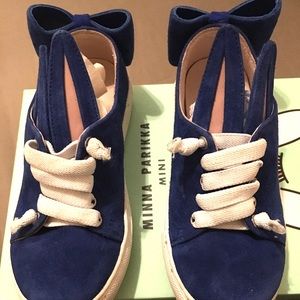 Minna Parikka T Bow Mini -  Blue Suede